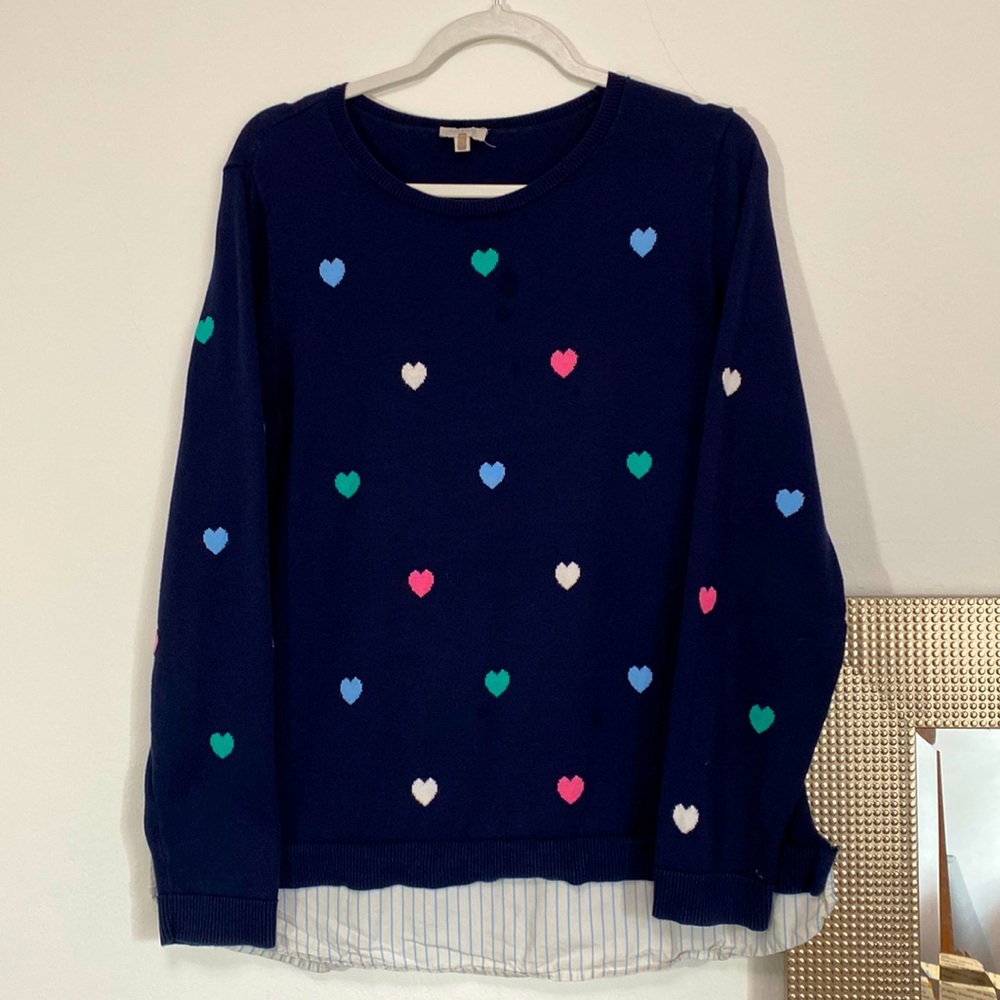 Talbots Navy Sweater - L